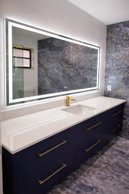 Luxury Modern Bathroom & Glass Shower Remodel