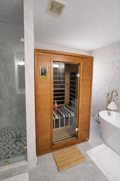 Modern Bathroom Remodel with Sauna - Luxury & Functionality