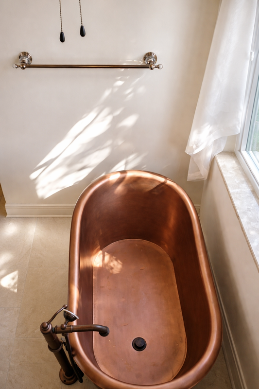 Luxury Copper Freestanding Bathtub